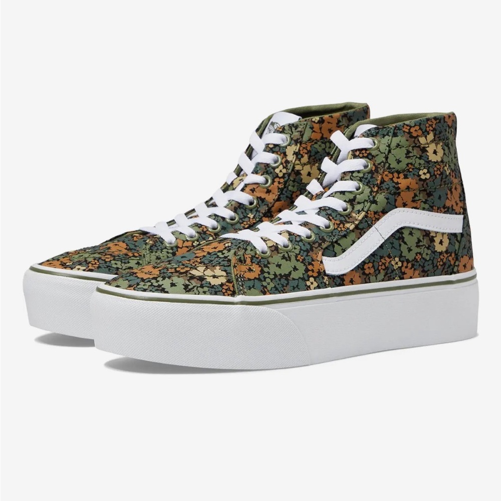 Vans floral oldskool hightops